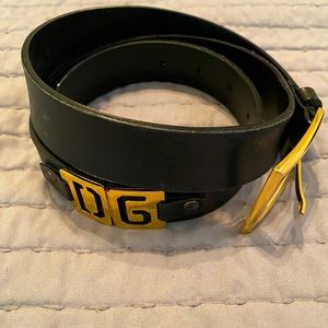 Vintage Dolce & Gabbana leather belt